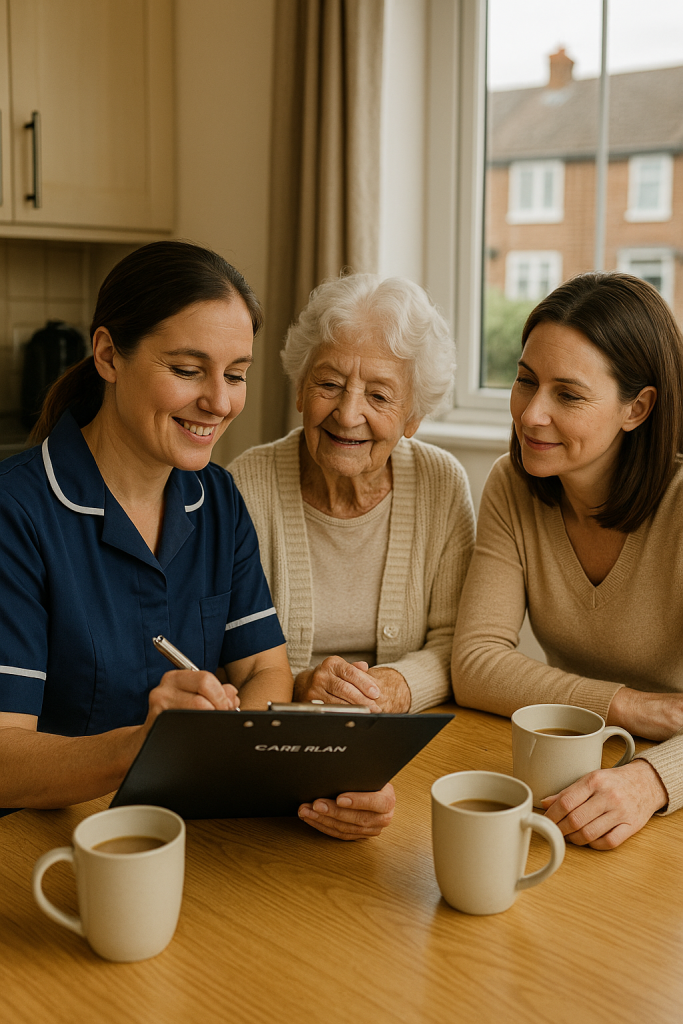 discussion over care plan